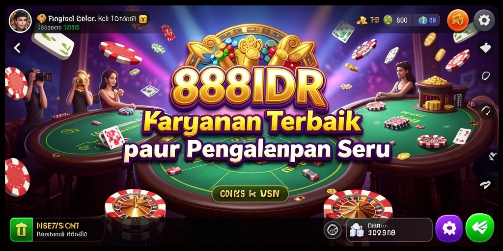 Tampilan menarik dari gameplay seru di 888IDR.