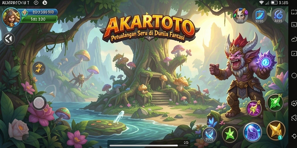 Tangkapan layar AKARTOTO menampilkan aksi seru dalam dunia petualangan yang menawan.