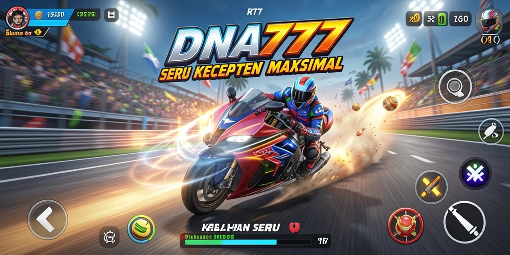 Tampilan gameplay DNA777 yang penuh aksi dan adrenalin.