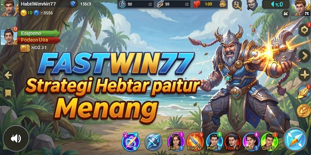 Screenshot dari gameplay FASTWIN77 yang menampilkan pertarungan strategi.