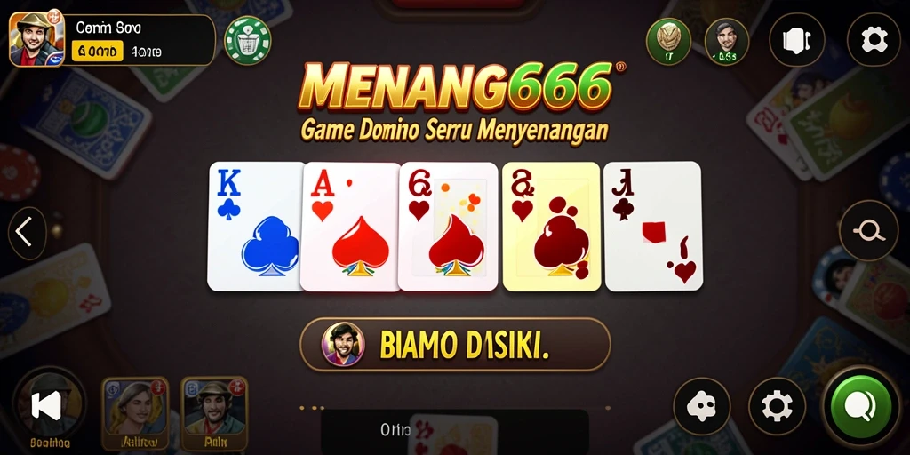 Tampilan screenshot menunjukkan gameplay Domino yang menarik.