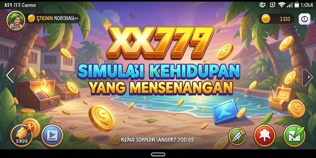 Tampilan gameplay XXX777 menampilkan momen seru dalam simulasi kehidupan.